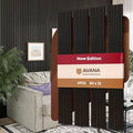 Avana Acoustic Wood Wall Panels – 94.4 X 12.6 Inch Smoke Oak Acoustic Panels 4 by AvanaHome