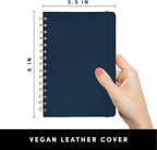 PAPERAGE Lined Spiral Journal Notebook, 160 Pages, Hardcover Journal - Image 2