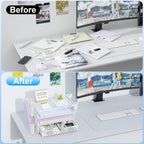 gianotter desk organizers and accessories with file holder shown in use