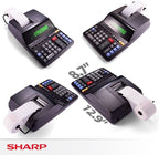 Sharp 12-Digit Print Calculator Desktop Size Adding Machine, Large Easy-to-Read - Image 5