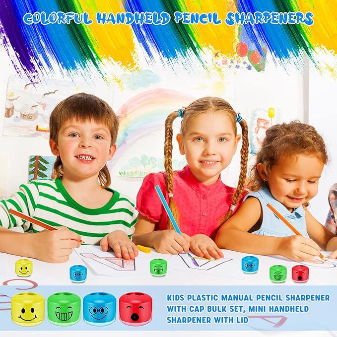 Crtiin 24 Pcs Back to School Pencil Sharpeners - Image 6