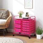 GOFLAME 9-Drawer Rolling Storage Cart, Mobile Utility Cart - Image 9