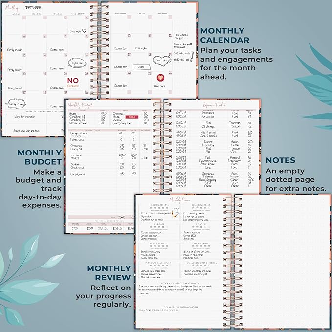 PLANBERRY Large Hourly Schedule Planner Premium – Undated Organizer - Image 4