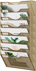 EasyPAG 8 Pocket Mesh Wall File Organizer, Hanging Paper Folder Holder by EasyPAG