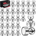 LOVIMAG Fridge Magnets 40Pcs Refrigerator Whiteboard Small Strong Magnet by LOVIMAG