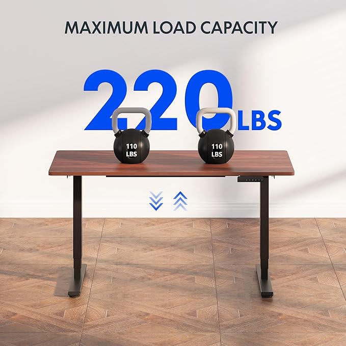 FLEXISPOT E6 3-Stage Dual Motor Electric Standing Desk 55 x 28 Sit Stand Up Desk - Image 8