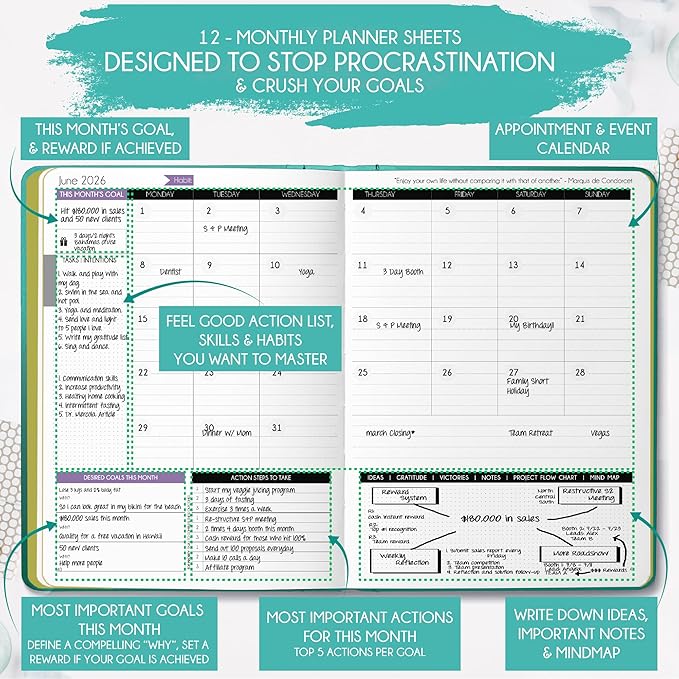 Law of Attraction Planner 2026 Deluxe - Image 4
