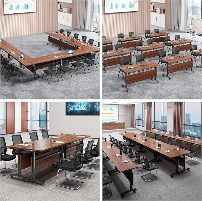 Conference Table, Folding Conference Room Tables Modern Folding Training Table - Image 6