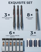 STAGEEK 0.7mm Mechanical Pencil Set, Weatherproof Artist Pencils - Image 4