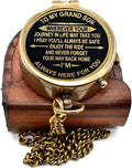 Vintage Brass Pocket Compass Gift by Unknown
