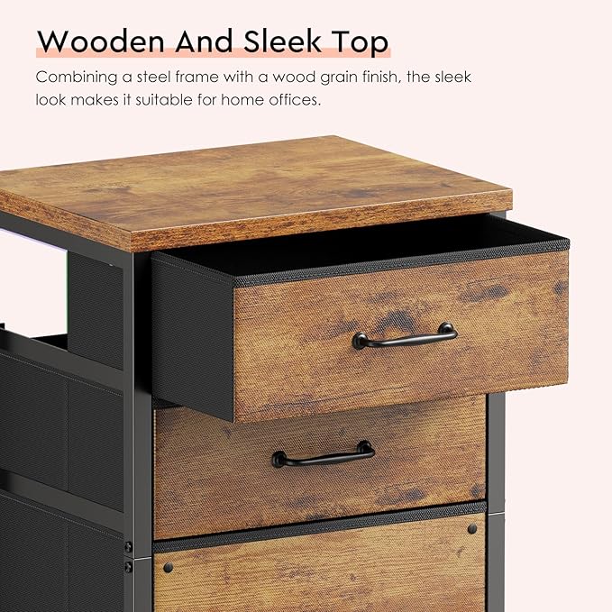 Maihail 3 Drawer Mobile File Cabinet - Image 5