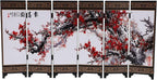 LUOZZY Chinese Style Mini Screen Ornaments Desktop Wooden Panel Divider by LUOZZY
