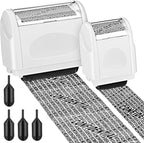 Nezyo 2 Pack Identity Protection Roller Stamp Identity Theft, Confidential - Image 5