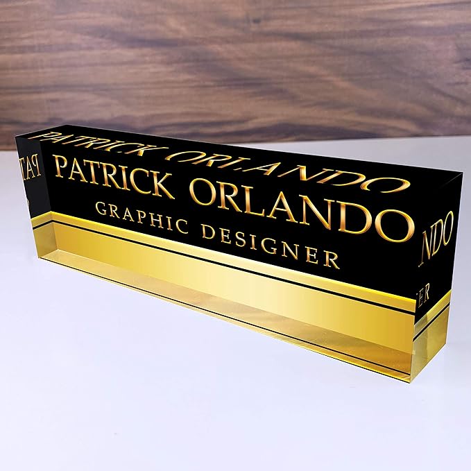 Artblox Office Name Plate Personalized | Custom Name Plates by Artblox