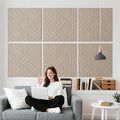 Reverbeon 6 PCS Acoustic Panels, 23.6x23.6 Inch Sound Absorbing Panels by Reverbeon