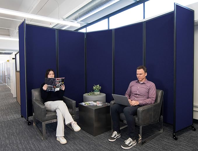 Versare Room Divider 360 Portable Wall Partition | Folding Panels | Large - Image 2