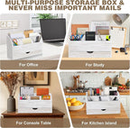 SeekElegant Wood Mail Organizer - Image 6