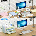 OPNICE Desk Organizer, 4-Tier Desktop File Organizer - Image 5