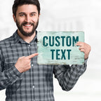 Custom Sign, Custom Street Sign, 11 Font Colors, 13 Font Styles, 4 Hole Options - Image 2