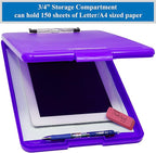 Think2Master Purple Plastic Storage Clipboard. | 25% Heavier & Sturdier| Heavy - Image 4