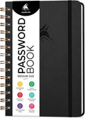 Clever Fox Password Book Spiral – Internet Address & Password Organizer by CleverFox
