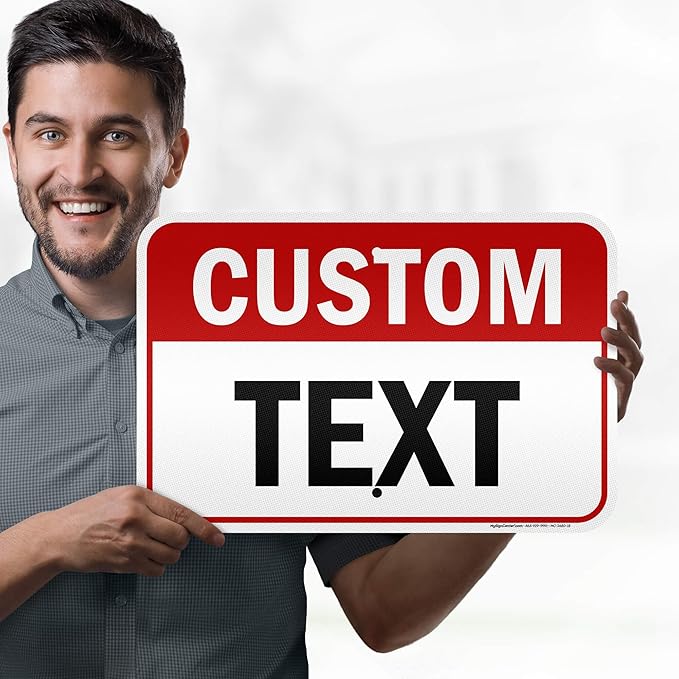 Custom Sign, Custom Sign for Business, Indoor/Outdoor use. 12x18 Inches - Image 2