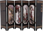 LUOZZY Chinese Style Mini Screen Ornaments Desktop Wooden Panel Divider - Image 6