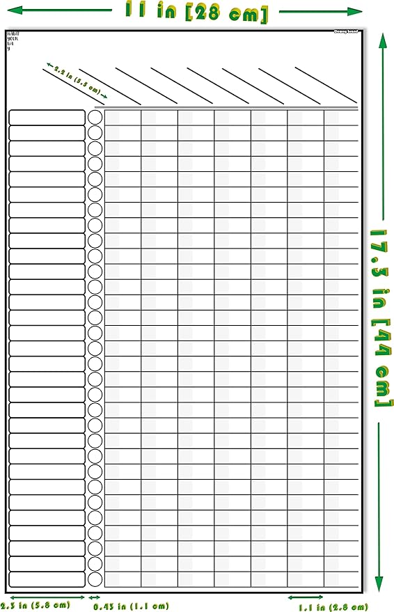 Multi-use Magnetic to-Do List Board Chore Chart List Goal Planner Task Habit - Image 7