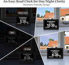 10.1'' Extra Large Digital Clock, 1280*800p HD Display, Dementia Clock - Image 7