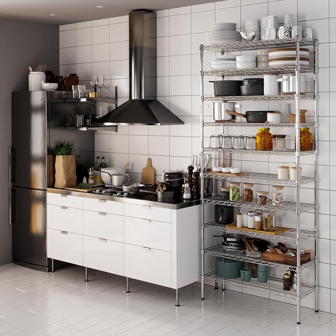 Regal Altair 14" Deep x 36" Wide x 86" Height Wire Shelving Kit | 10-Tier | NSF - Image 2