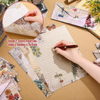 TaoBary 160 Pcs Stationery Paper Set 50 Double Sided Stationery Papers - Image 5