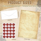 TaoBary 160 Pcs Stationery Paper Set 50 Double Sided Stationery Papers - Image 5