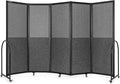 Folding Room Partition, Freestanding Privacy Divider, Portable Office Divider by StrongBird