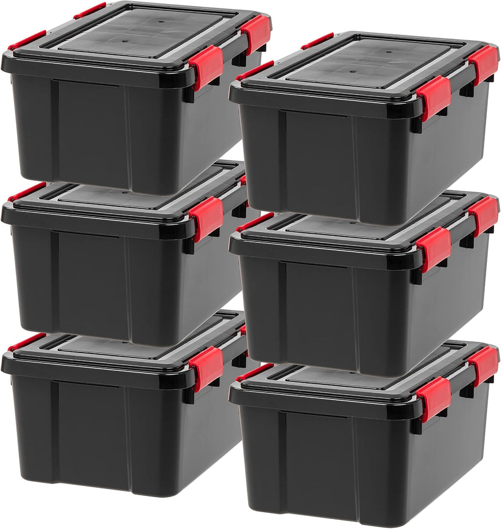 IRIS USA WeatherPro 19 Qt Storage Bins