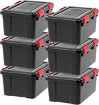 IRIS USA WeatherPro 19 Qt Storage Bins by IRISUSA