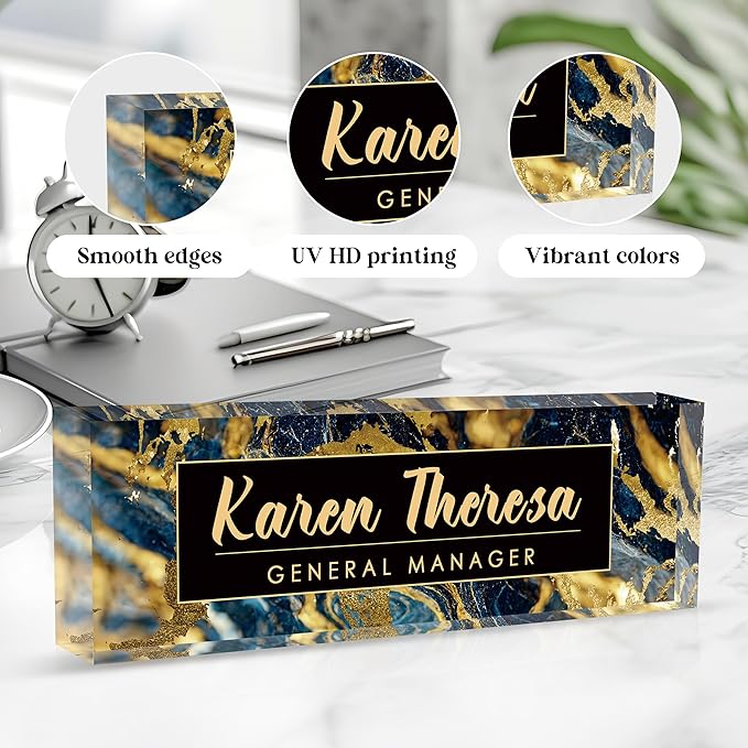 Custom Office Name Plate, Personalized Gifts - Image 3