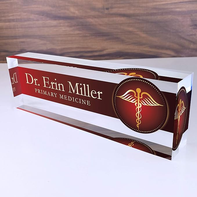 Artblox Office Desk Name Plate Personalized | Custom Name Plates by Artblox
