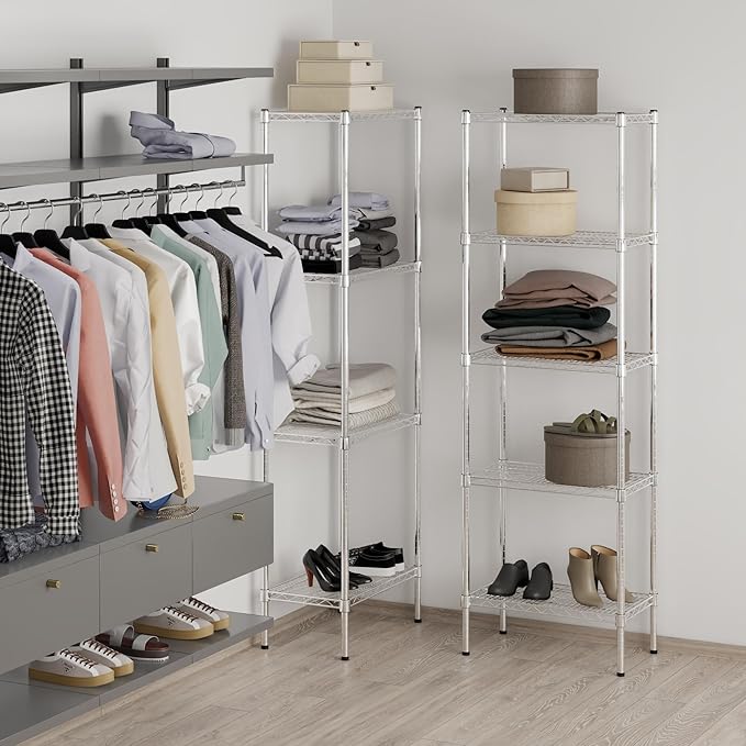 Regal Altair 14" Deep x 24" Wide x 74" Height Wire Shelving Kit | 5-Tier | NSF - Image 7