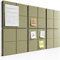 Bumusty Large Felt Bulletin Board 48" x 36" Cork Board Alternative by Bumusty