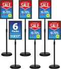 VAIIGO 6Packs 11x17 Inch Adjustable Pedestal Poster Sign Stand, Heavy Duty by VAIIGO