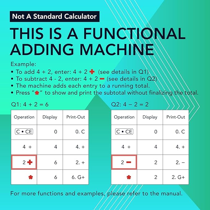 CATIGA 12 Digit Thermal Printing Calculator - Image 5