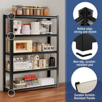WORKPRO House 3000lbs 5-Tier Shelving Unit, Boltless Book Shelf, Shelf Organizer - Image 6