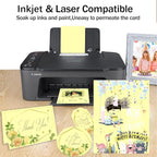 100 Sheets Yellow Cardstock 8.5 x 11 Thick Paper, Goefun 80lb Card Stock - Image 3