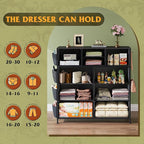 WLIVE Dresser for Bedroom with 10 Drawers, Fabric Dresser Chest of Drawers with - Image 5