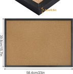 FEBSNOW Cork Board Bulletin Board 23 x 15.7Inches - Image 2