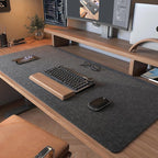 DAWNTREES Large Felt Desk Mat, Office Computer Desk Mat - Image 2