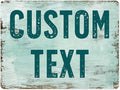 Custom Sign, Custom Street Sign, 11 Font Colors, 13 Font Styles, 4 Hole Options by MySignCenter