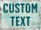 Custom Sign, Custom Street Sign, 11 Font Colors, 13 Font Styles, 4 Hole Options by MySignCenter