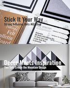 PebblingQ Felt Wall Tiles Bulletin Board, Modular Decorative Panels - Image 8