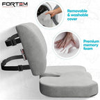FORTEM Seat Cushion, Office Chair Cushion, Lumbar Support Pillow - Image 3